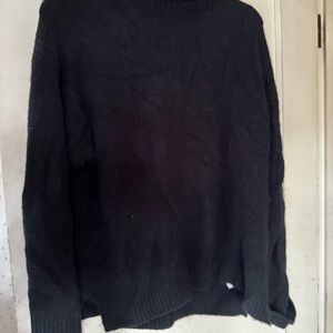 J. Crew Women's Black Turtleneck Sweater